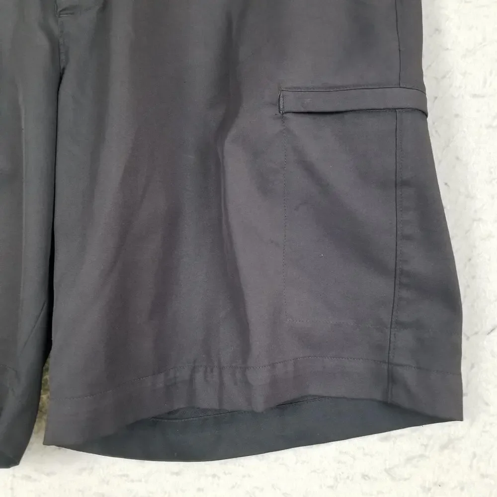 Snake Eyes‎ Dry-18 Shorts Mens 38 Black Golf Cargo Polyester Performance
